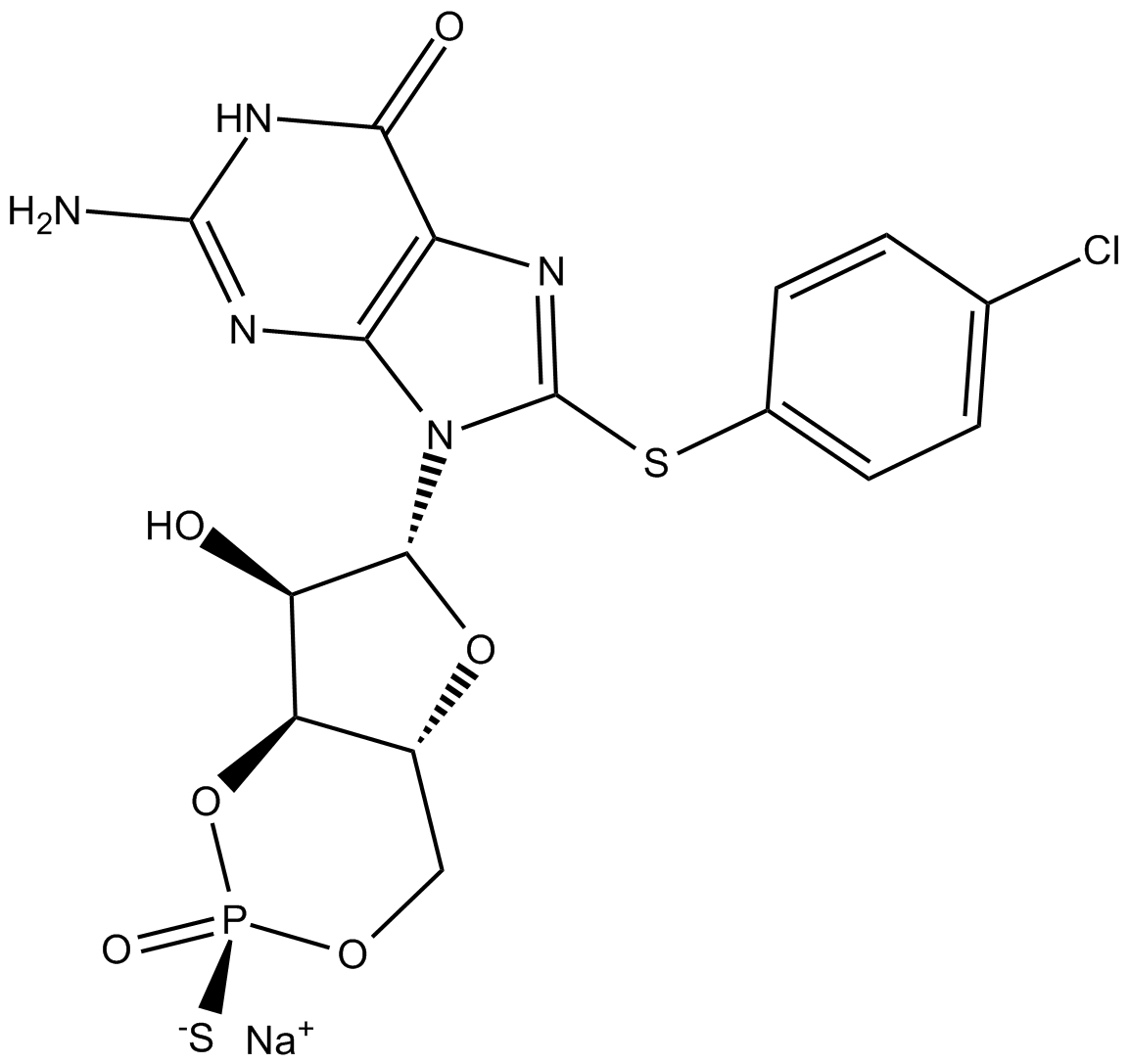 Rp-8-pCPT-Cyclic GMPS(sodium salt)ͼƬ