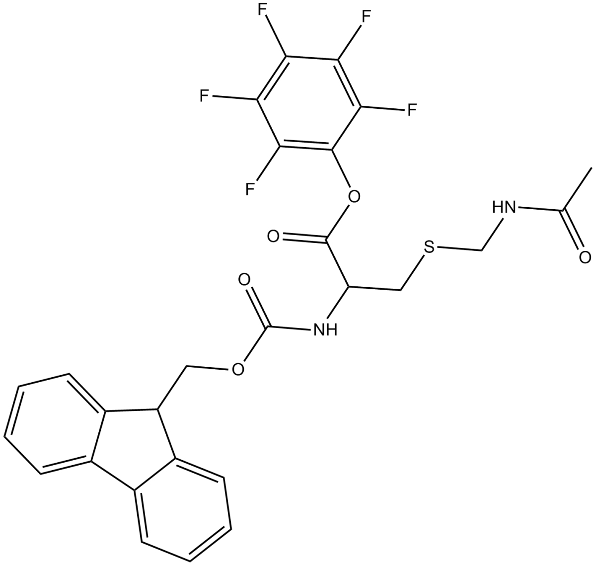 Fmoc-Cys(Acm)-OPfp图片