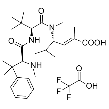 Taltobulin trifluoroacetate(HTI-286 trifluoroacetate)ͼƬ