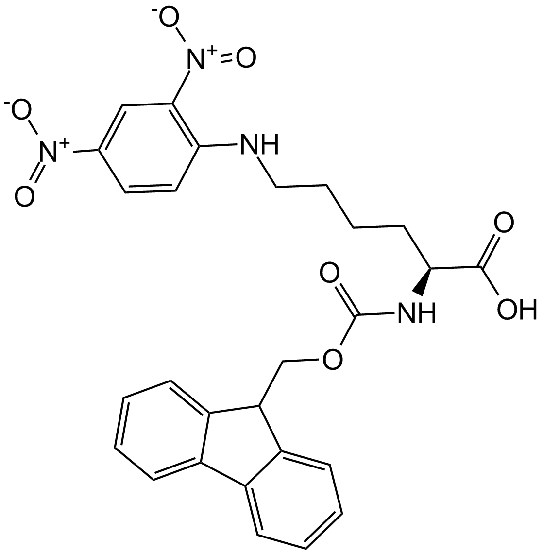 Fmoc-Lys(Dnp)-OH图片