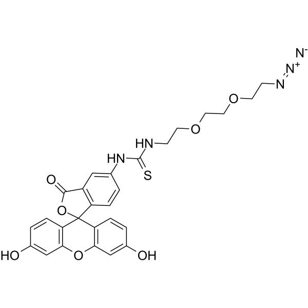 Fluorescein-thiourea-PEG2-azideͼƬ