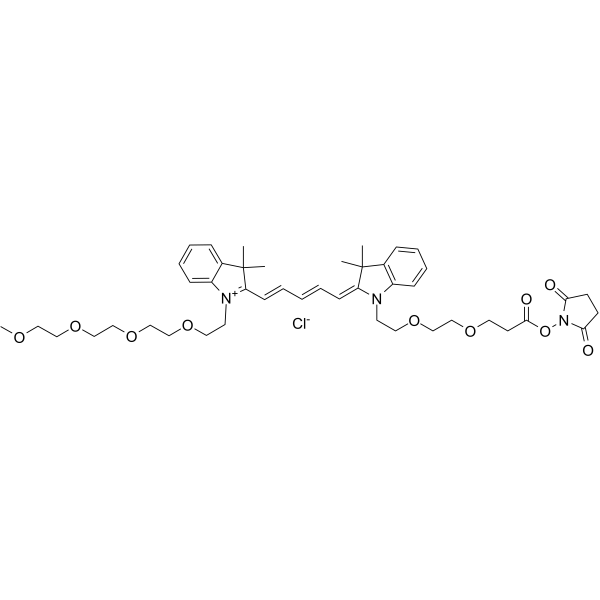 N-(m-PEG4)-N'-(PEG2-NHS ester)-Cy5ͼƬ