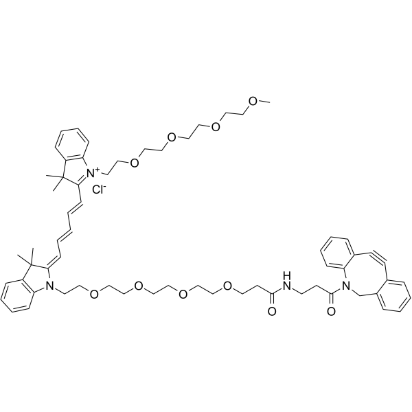 N-(m-PEG4)-N'-(DBCO-PEG4)-Cy5ͼƬ