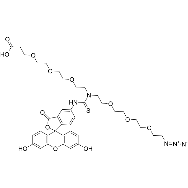 N-(Azido-PEG3)-N-Fluorescein-PEG3-acidͼƬ