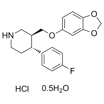 Paroxetine hydrochloride hemihydrate(BRL29060 hydrochloride hemihydrate)ͼƬ