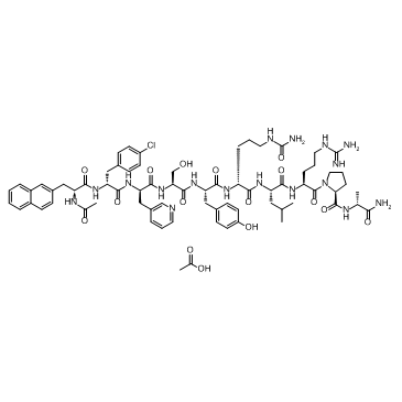 Cetrorelix Acetate(SB-075 acetate)ͼƬ