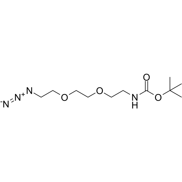 Boc-N-Amido-PEG2-C2-azide图片