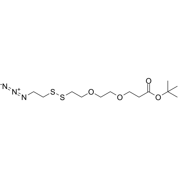 Azidoethyl-SS-PEG2-BocͼƬ