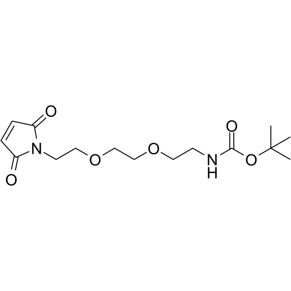 Mal-PEG2-NH-Boc图片