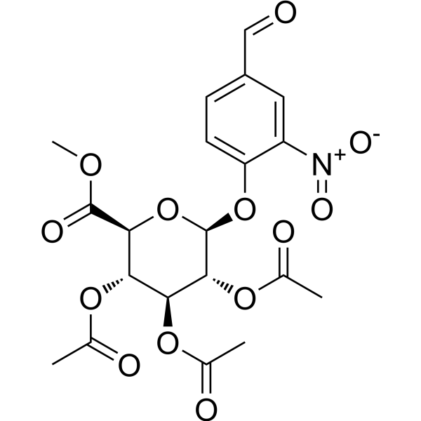 Me-triacetyl-β-D-glucopyranuronate-Ph-ald-NO2图片