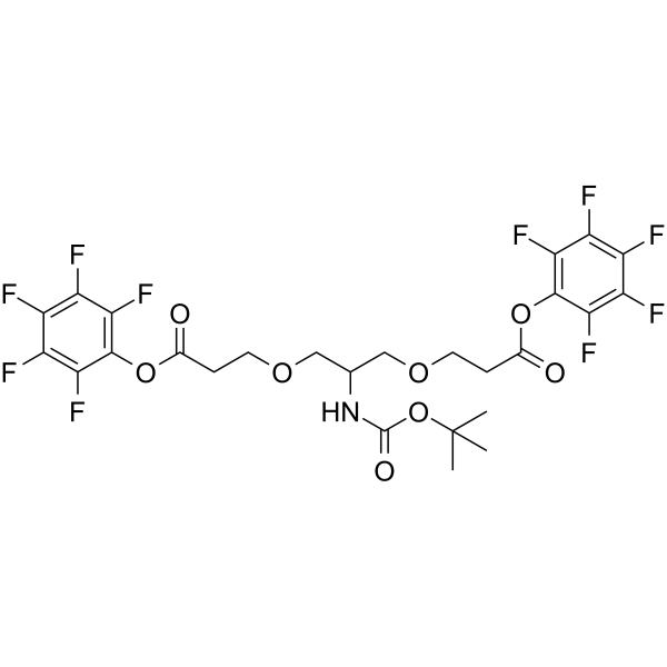 C-NH-Boc-C-Bis-(C1-PEG1-PFP)ͼƬ