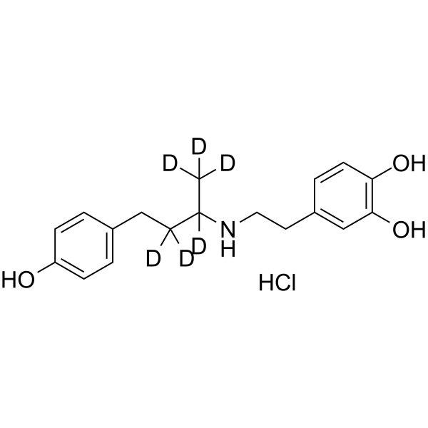 (rac)-Dobutamine-d6 hydrochloride图片