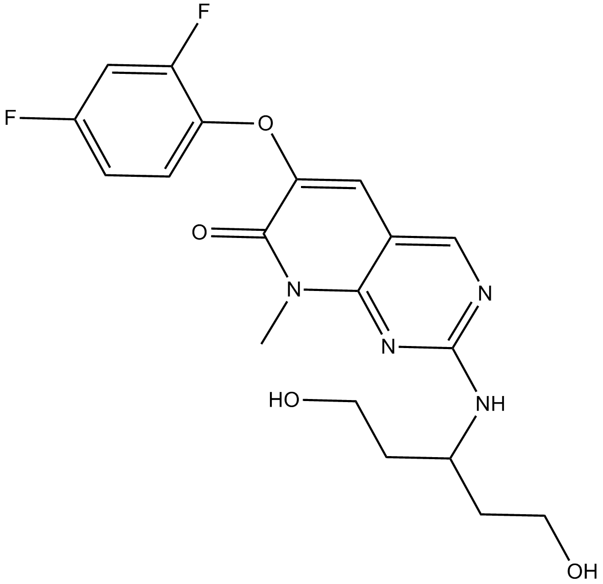 Pamapimod(R-1503,Ro4402257)ͼƬ