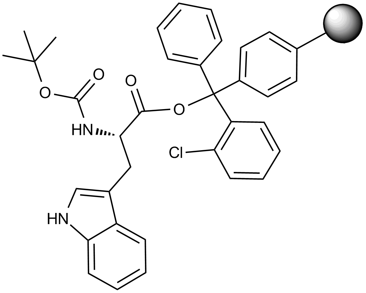 H-Trp(Boc)-2-Chlorotrityl ResinͼƬ