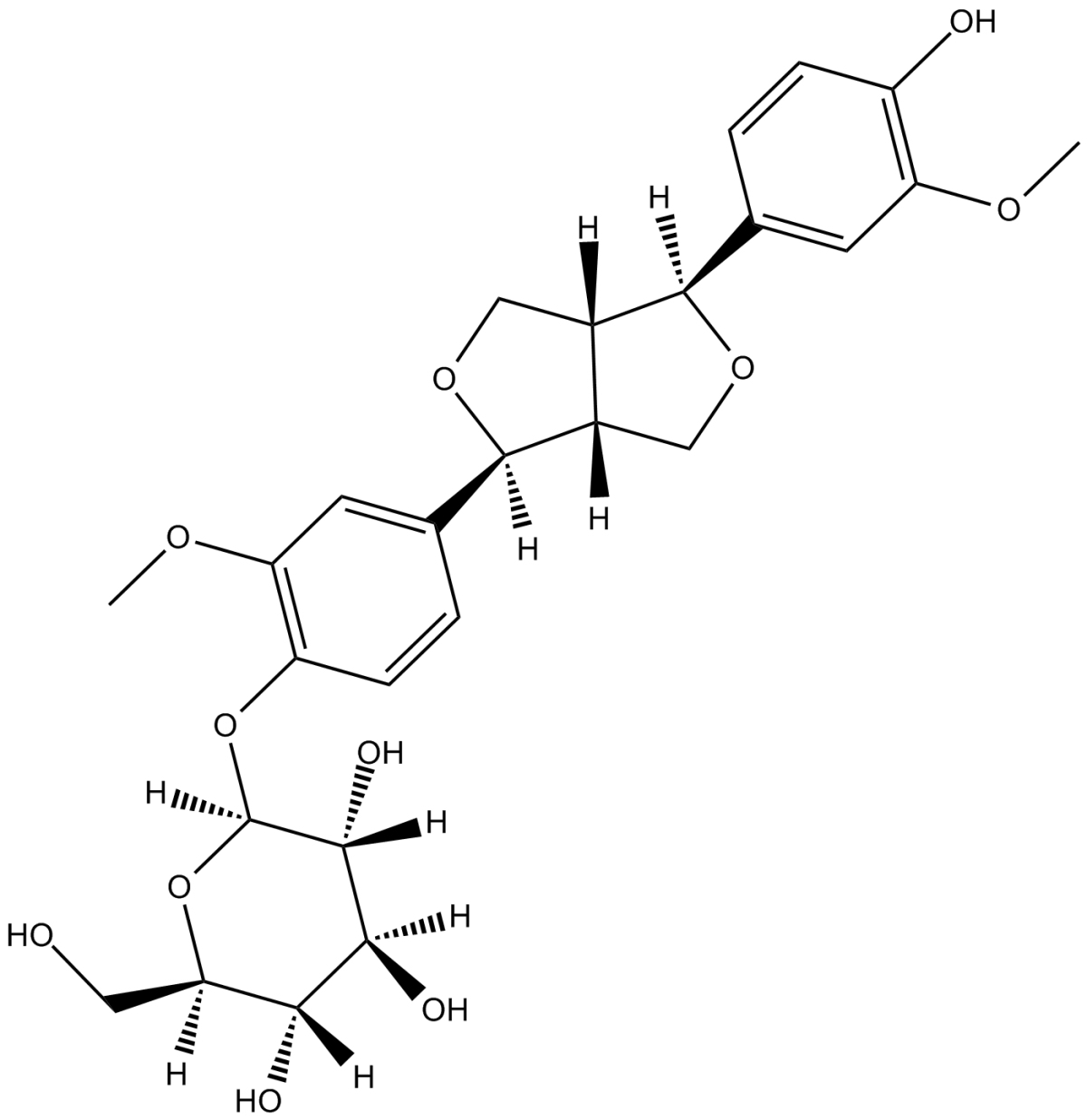 (+)-Piresil-4-O-beta-D-glucopyrasideͼƬ