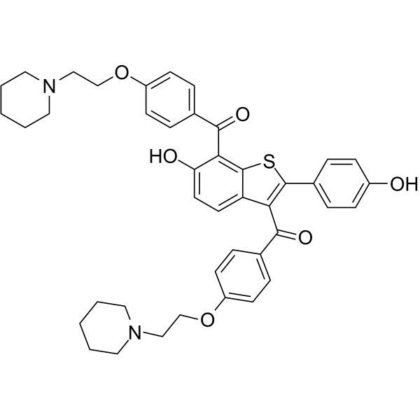 7-[4-(2-Piperidinyl)ethoxy]benzoyl RaloxifeneͼƬ