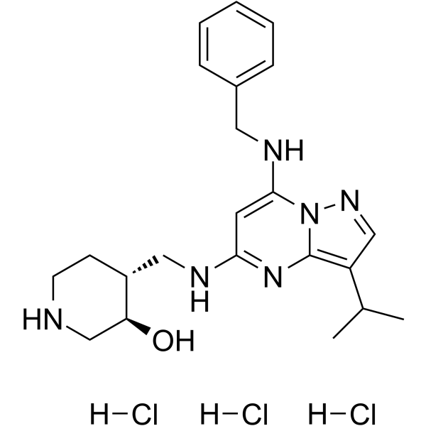 Samuraciclib trihydrochloride图片