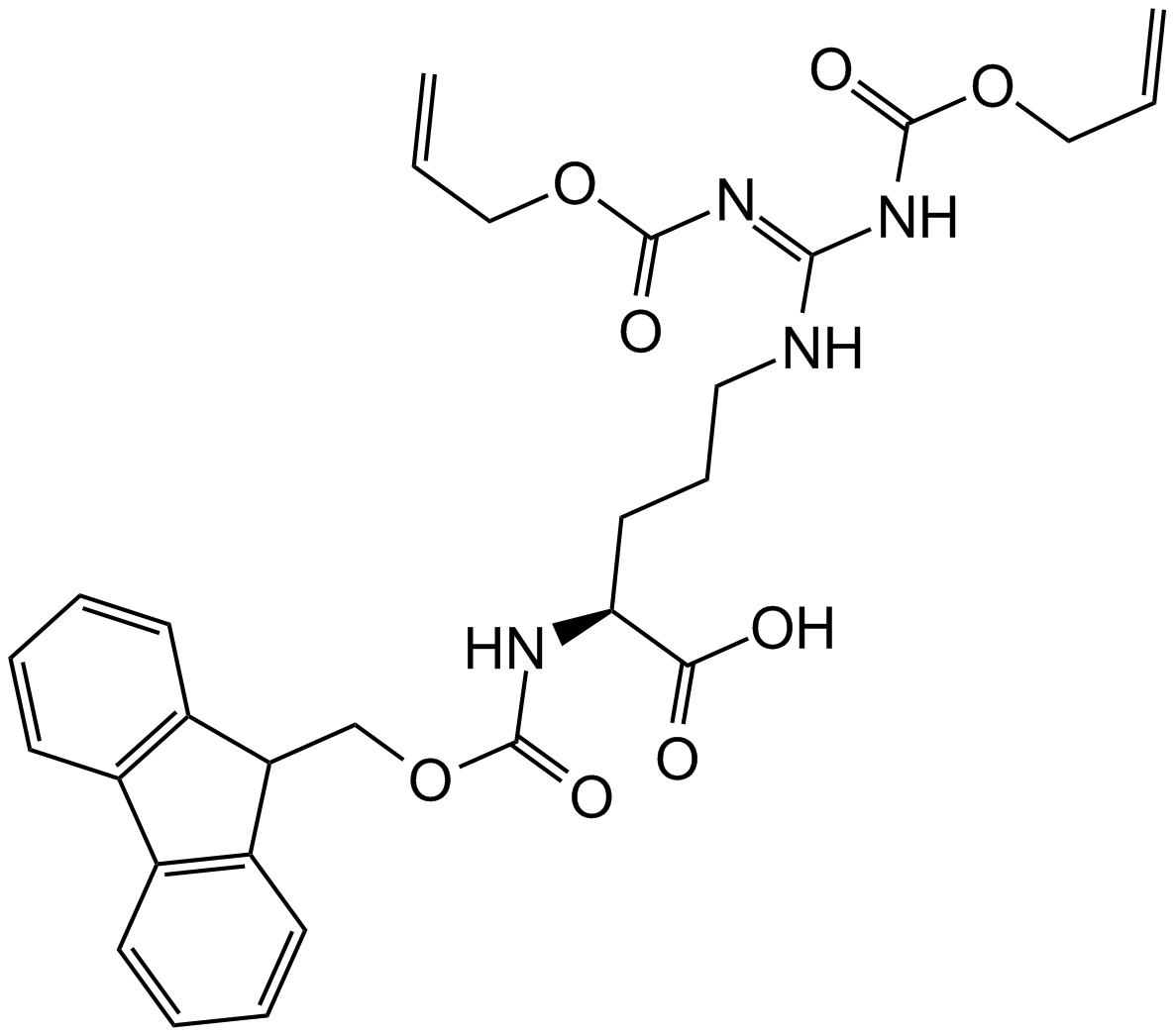 Fmoc-L-Arg(Aloc)2-OHͼƬ