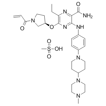 Naquotinib mesylate(ASP8273)ͼƬ