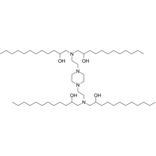 1,1′,1′′,1′′′-[1,4-Piperazinediylbis(2,1-ethanediylnitrilo)]tetrakis[2-dodecanol]ͼƬ