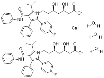 Atorvastatin calcium trihydrate(CI981 Lipitor liptonorm)ͼƬ