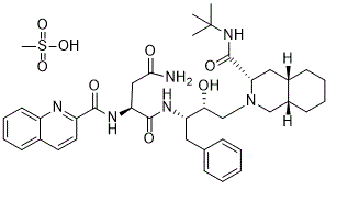 Saquinavir mesylate(Ro 31-8959 Invirase Fortovase)ͼƬ