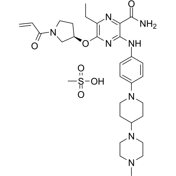 Naquotinib mesylate图片