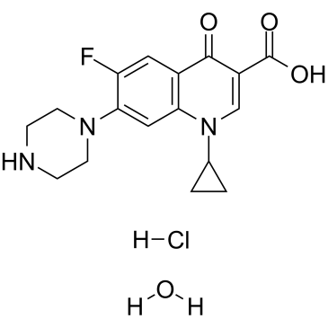 Ciprofloxacin HCl hydrate(Bay-09867)ͼƬ