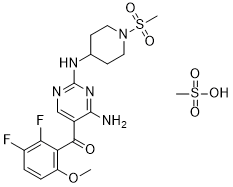 R-547 mesylate(Ro 4584820)ͼƬ