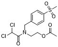 Acetamide,2,2-dichloro-N-(2-hydroxyethyl)-N-(p-(methylsulfonyl)benzyl)-,acetate(ester)ͼƬ