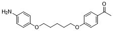 Acetophenone,4'-(5-(p-aminophenoxy)pentyloxy)-ͼƬ