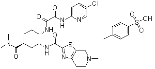 Edoxaban tosylate(DU-176b)ͼƬ