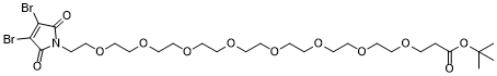 3,4-Dibromo-Mal-PEG8-t-butyl ester图片