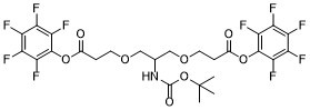 2-(t-Butoxycarbonylamido)-1,3-bis(PFP-oxycarbonylethoxy)propaneͼƬ