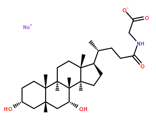 Glycochenodeoxycholic acid sodium salt图片