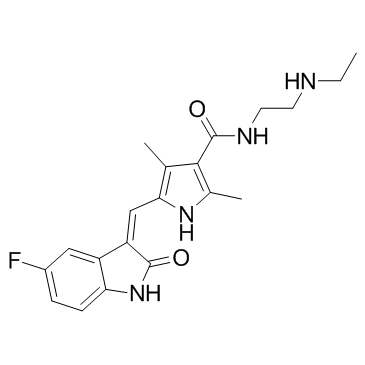 N-Desethyl Sunitinib(SU-11662)ͼƬ