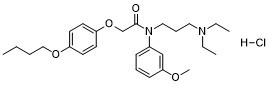 Acetamide,N-(m-anisyl)-2-(p-butoxyphenoxy)-N-(3-(diethylamino)propyl)-,hydrochlorideͼƬ