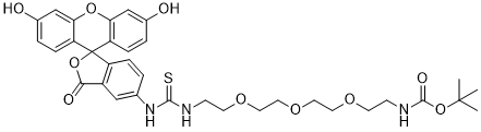 Fluorescein-PEG3-(N-Boc)-AmineͼƬ