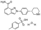 Niraparib tosylate hydrate(MK4827)ͼƬ