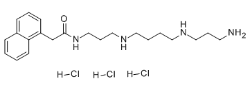 Naspm trihydrochloride(1-Naphthylacetyl spermine)ͼƬ