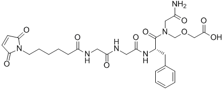 EX-A4328(MC-Gly-Gly-Phe-Gly-NH-CH2-O-CH2COOH)图片