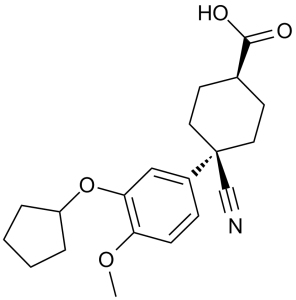 Cilomilast(SB207499 Ariflo)ͼƬ