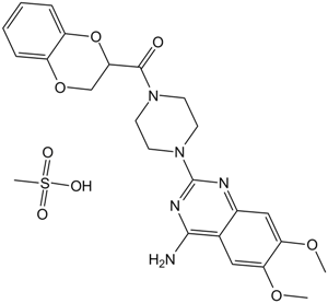 Doxazosin mesylate(UK 33274 mesylate)ͼƬ