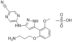 Prexasertib mesylate(LY-2606368 mesylate)ͼƬ