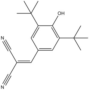 Tyrphostin 9(AG17 Malonoben)ͼƬ