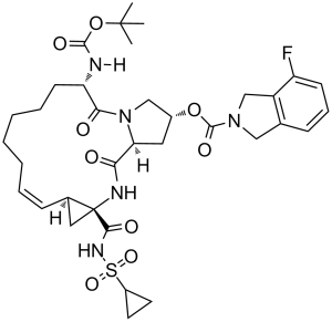 Danoprevir(ITMN191,R7227 RO5190591 RG7227)ͼƬ