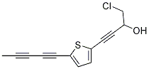 2-(4-Chloro-3-hydroxy-1-butynyl)
-5-(1,3-pentadiynyl)thiophene图片