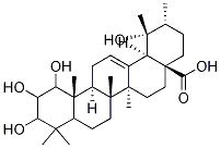 1β,2α,3β,19α-Tetrahydroxy-12-ursen-28-oic acid图片