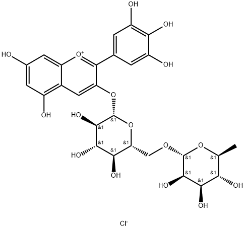 Delphinidin 3-O-rutinoside chlorideͼƬ