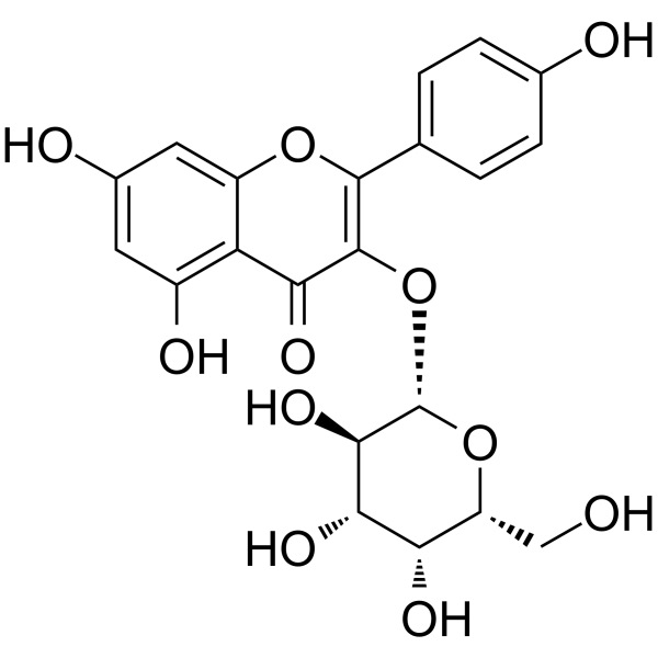 Kaempferol 3-O-β-D-galactopyranoside图片